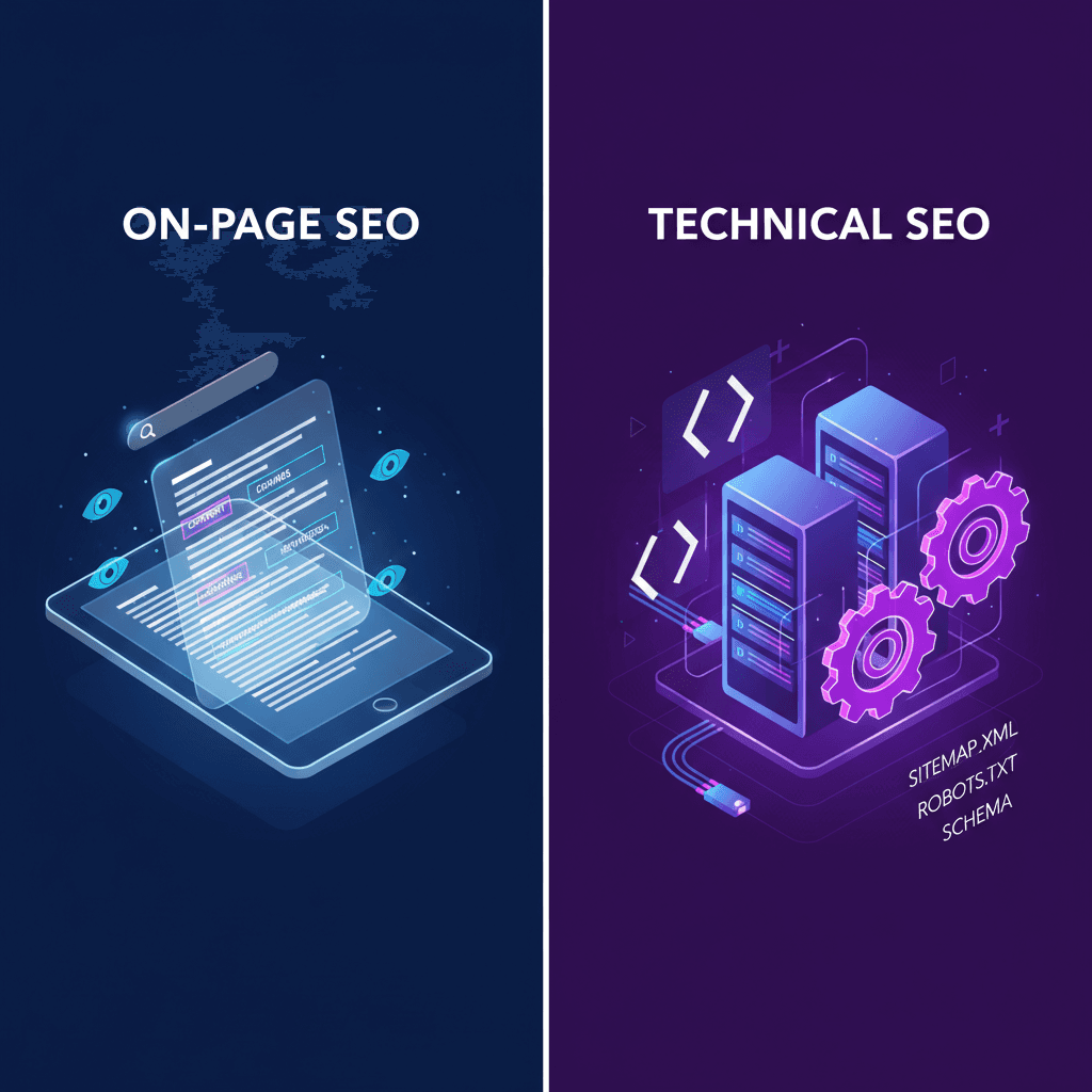 On Page SEO vs Technical SEO: Beginners Guide